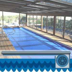 Cubierta de piscina automatica RECESSED-UNDERTRACK