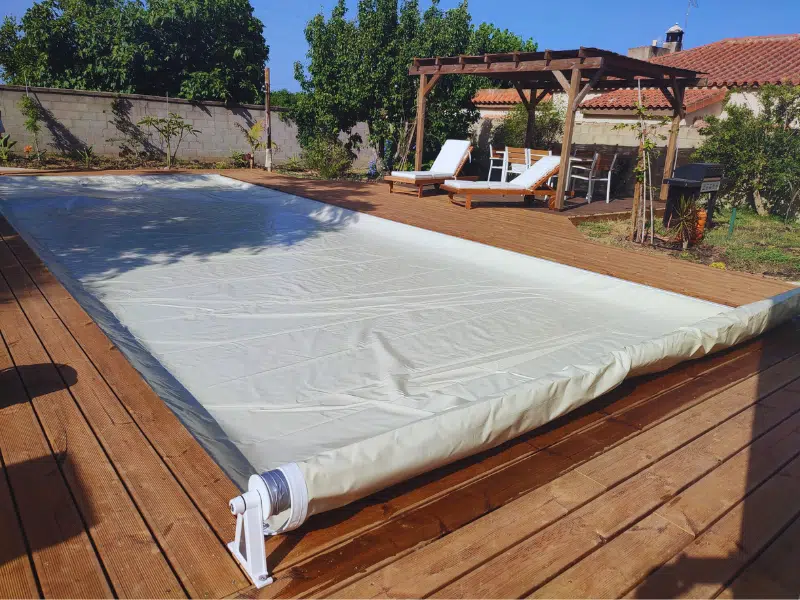 Cubierta para piscina manual Capcovers Manual Undertrack